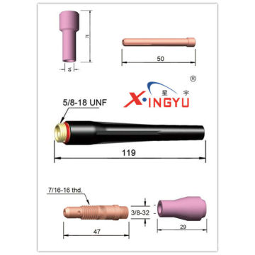 Tig arco argón soldadura suministros